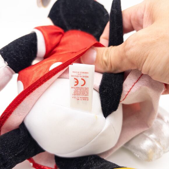 TY Sparkle Disney Classic Minnie Mouse Plush Stuffed 13" Doll Shimmer Toy w TAGS - Picture 8 of 9